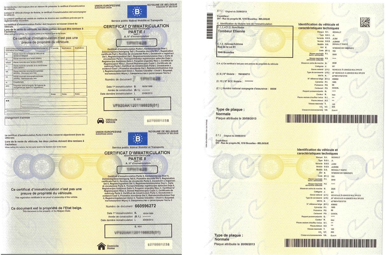 Certificat d'immatriculation en Belgique : format et usage (2026)