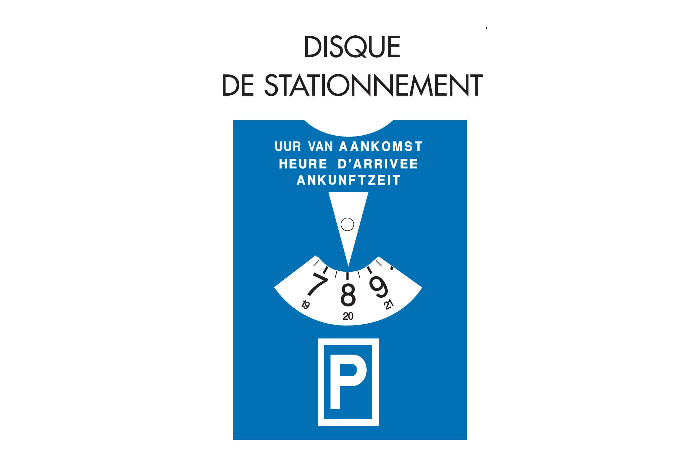 Disque de stationnement (zone bleue) : mode d'emploi (2026)